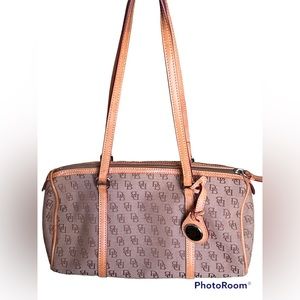 Dooney & Bourke: Tan & Brown Medium Size Bag